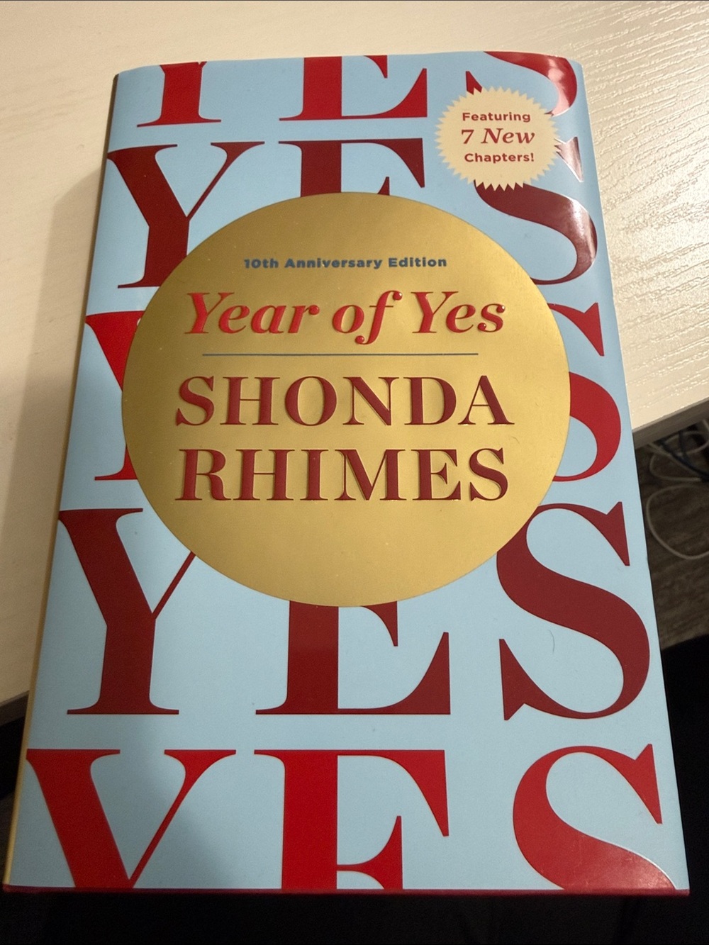 "Year of Yes" 10th Anniversary Edition - Light Blue & Red Cover